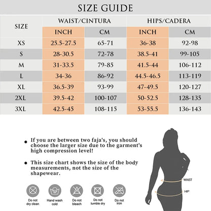 Fajas Colombianas Shapewear for Women Tummy Control Full Shapewear Butt Lifter with Hooks Closure