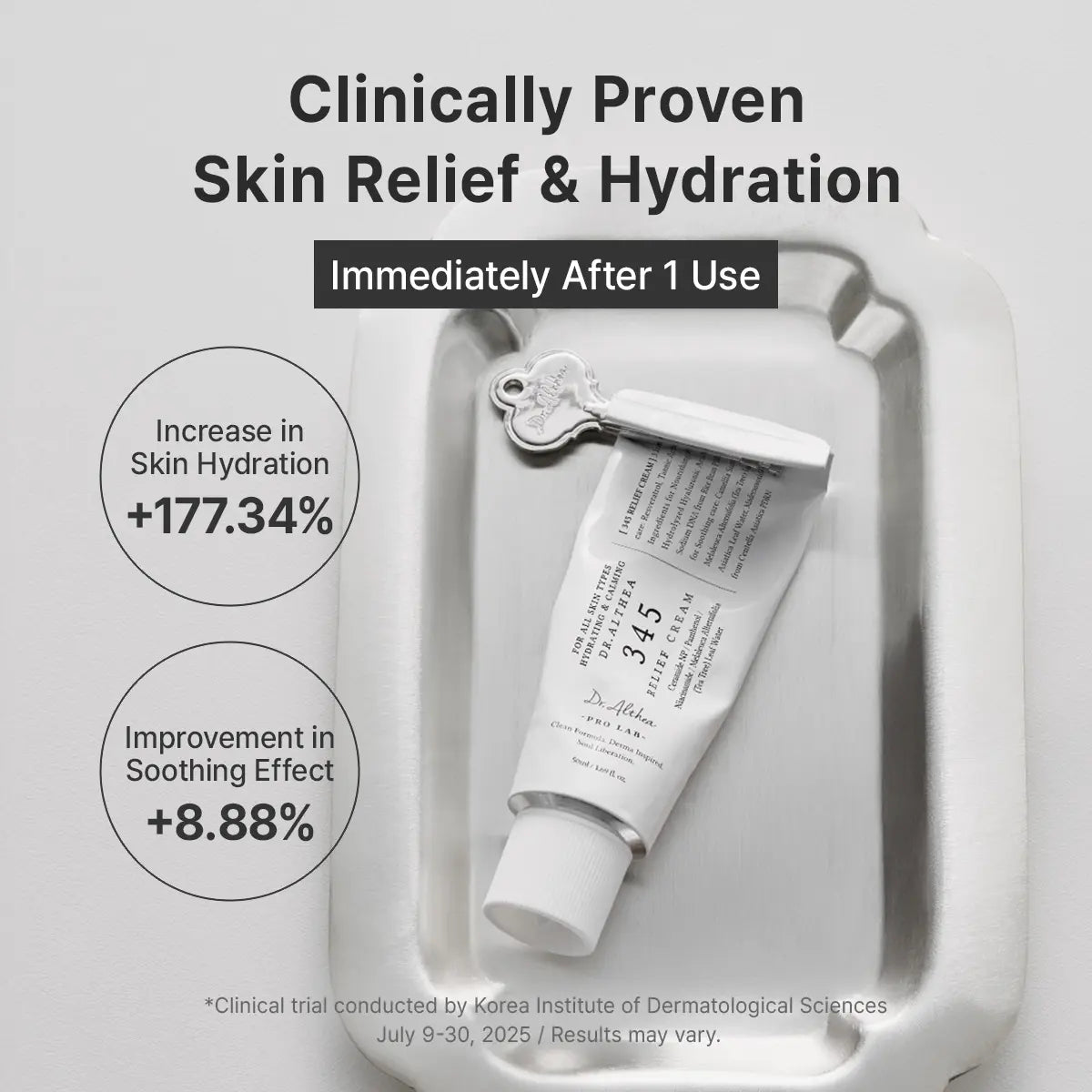 [Dr.Althea] 345 Relief Cream - Daily Face Moisturizer, Blemish Relief Care, Soothing Recovery, Vegan Korean Skincare