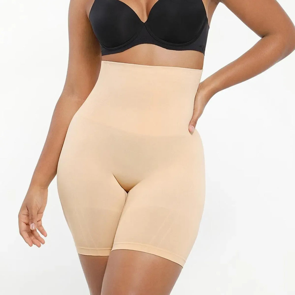 Shapewear Sculpting Shorts for Women Seamless High Waisted Body Tummy Control Shaper Thigh Slimming Underwear