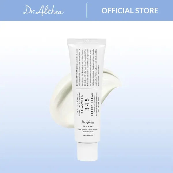[Dr.Althea] 345 Relief Cream - Daily Face Moisturizer, Blemish Relief Care, Soothing Recovery, Vegan Korean Skincare