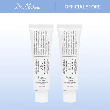 [Dr.Althea] 345 Relief Cream - Daily Face Moisturizer, Blemish Relief Care, Soothing Recovery, Vegan Korean Skincare