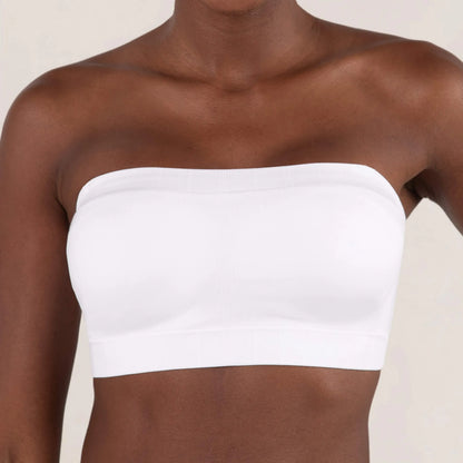 Shapermint Truekind Convertible Strapless Bandeau Bra with Wireless Comfort, Anti-Slip Grip & Removable Straps Fit Outfits