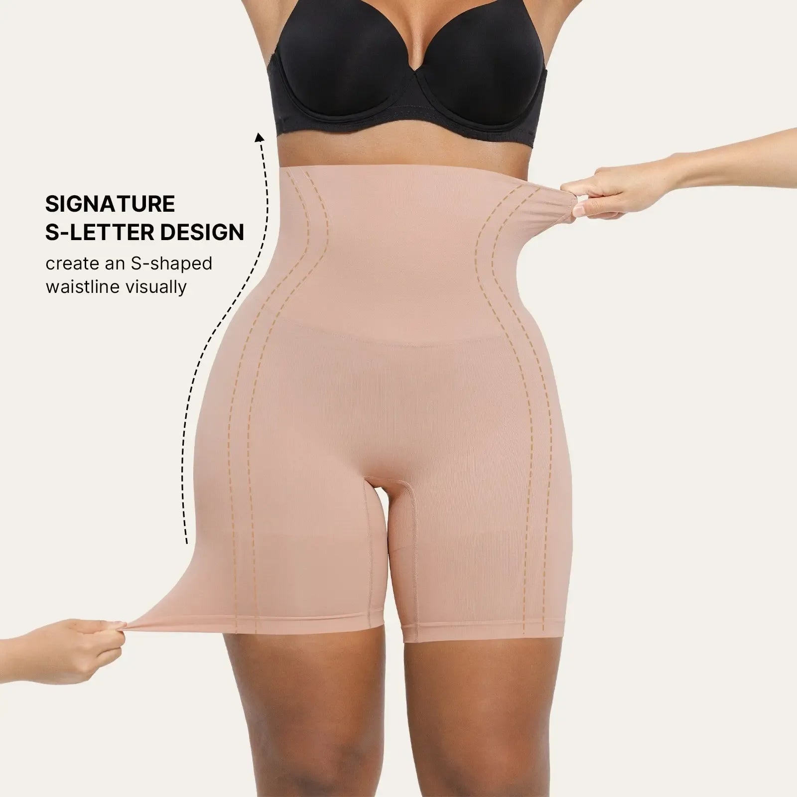 Shapewear Sculpting Shorts for Women Seamless High Waisted Body Tummy Control Shaper Thigh Slimming Underwear