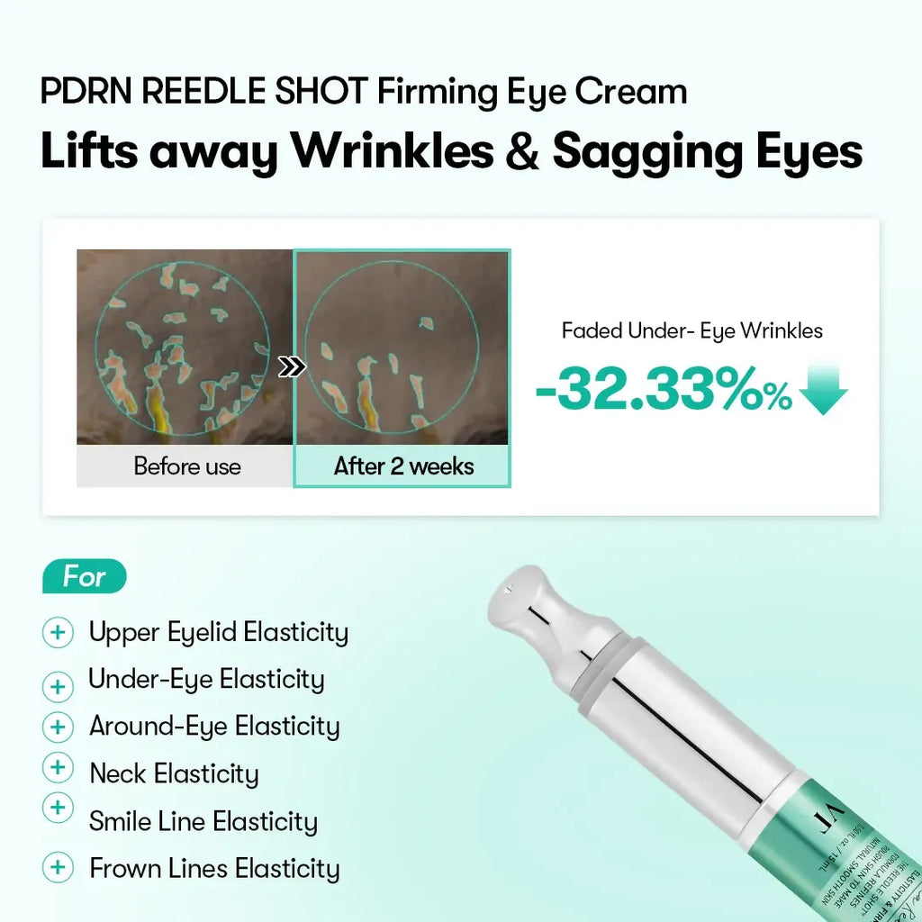 VT Reedle Shot Vibrating Eye Cream | Collagen & PDRN Lifting