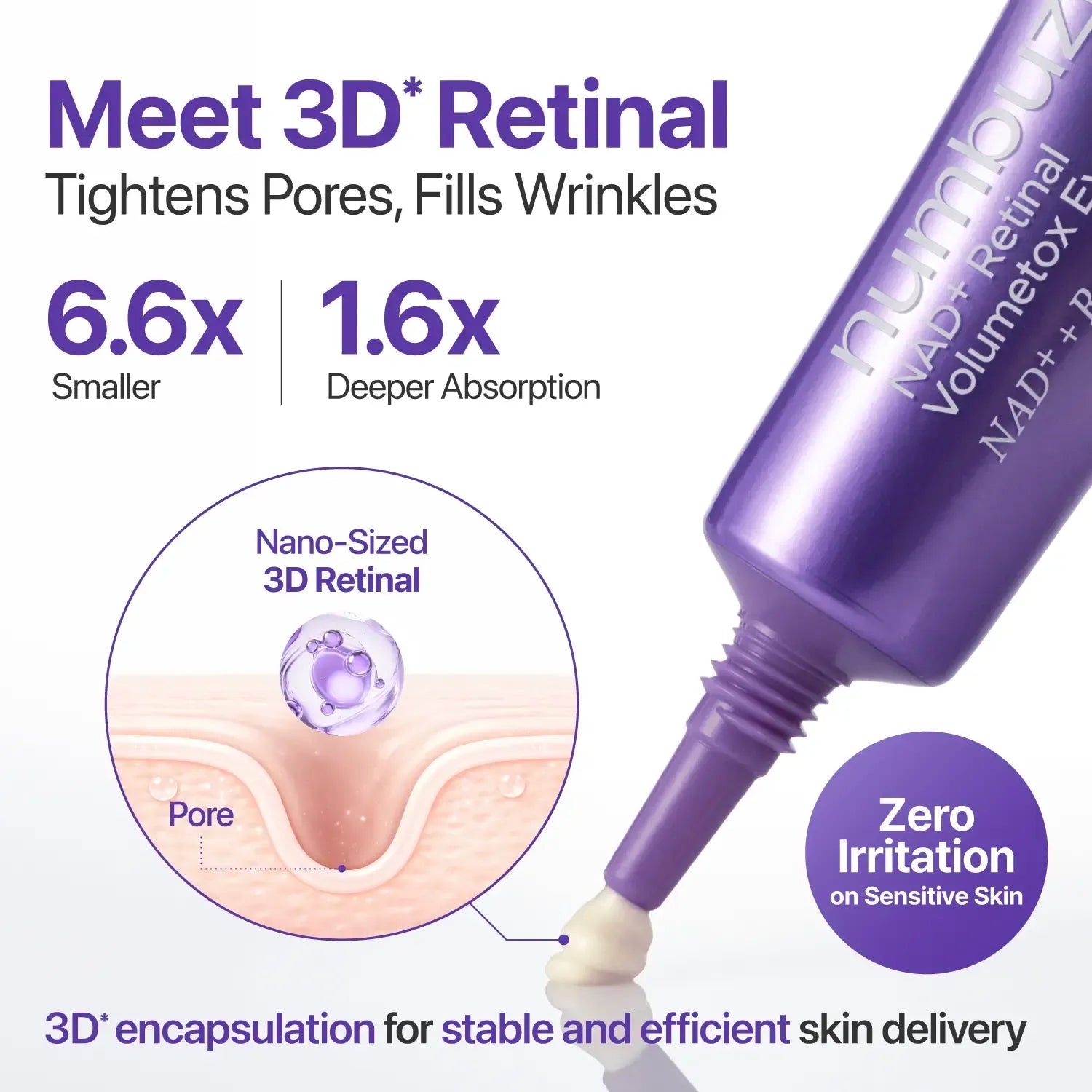 No.9 NAD+ Retinal Volumetox Eye Cream Duo Set | All-in-One  Anti-Aging Treatment for Wrinkles, Fine Lines, Dark Circles & Dark Spots | NAD+, Retinal, 50 Peptides, Niacinamide, Ceramides | Face to Body, Skin Longevity | 20 ml * 2EA