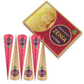 (Pack of 6) 25g Fresh Zenia Natural Henna Cones