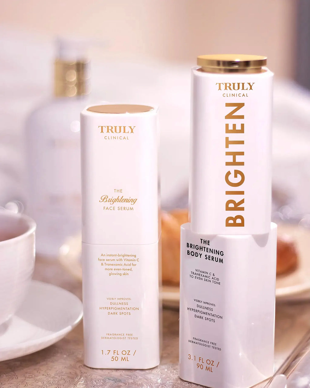 The Brightening Body Serum – Targeted Dark Spot Treatment with Vitamin C & Tranexamic Acid – Corrects Hyperpigmentation, Dark Spots & Uneven Tone – Boosts Radiance for a Brighter, Youthful-Looking Complexion – Clinical Strength Formula