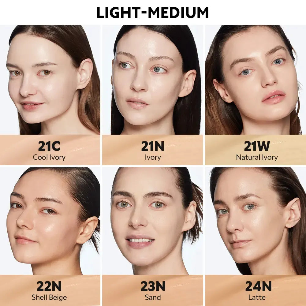 [TIRTIR Official] Mask Fit Red Foundation (1.01 fl.oz. / 30 ml) |  Makeup Cosmetic Concealer Hydrating Flawless Coverage