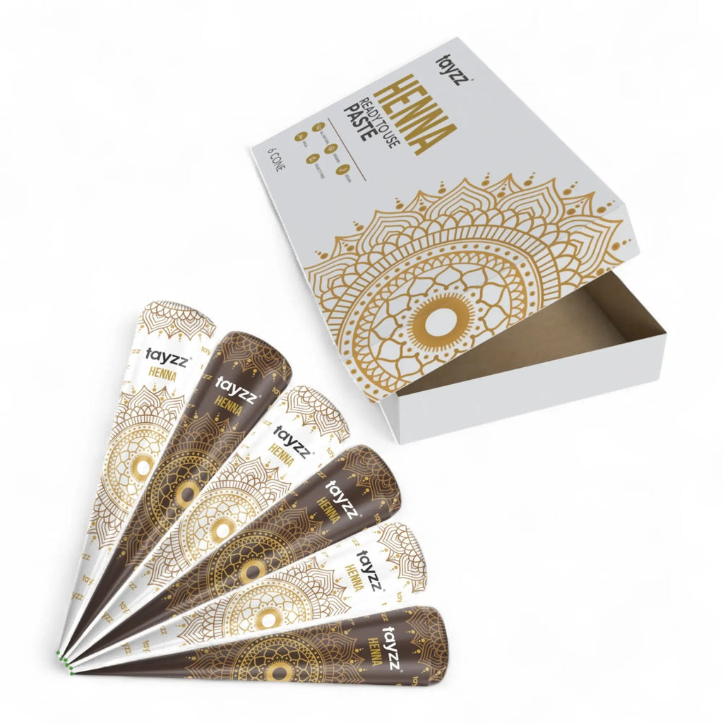 Tayzz 25g Fresh Natural Henna Cones