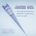 Jagua Gel Lavender Cones | Plant Based Temporary Tattoos | Black Stain Color
