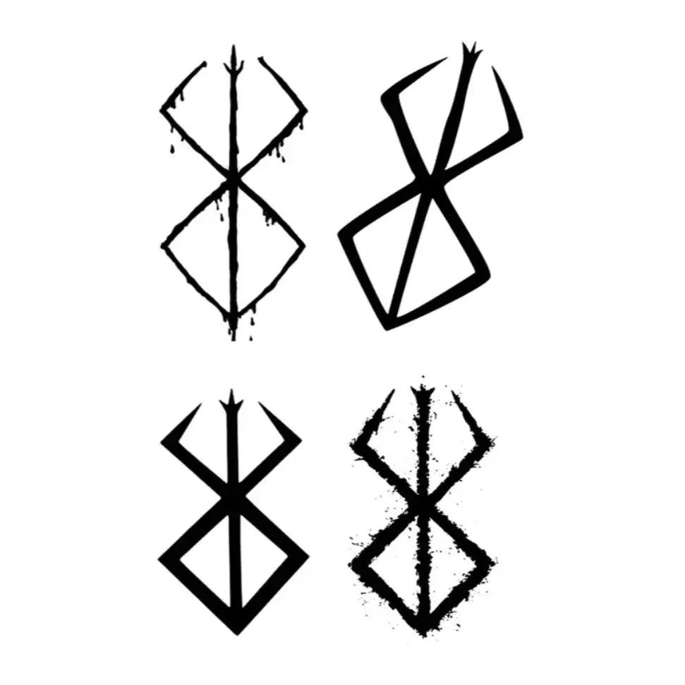 Anime Temporary Tattoos (1-2 Weeks) - Body Art Naruto One Piece HxH
