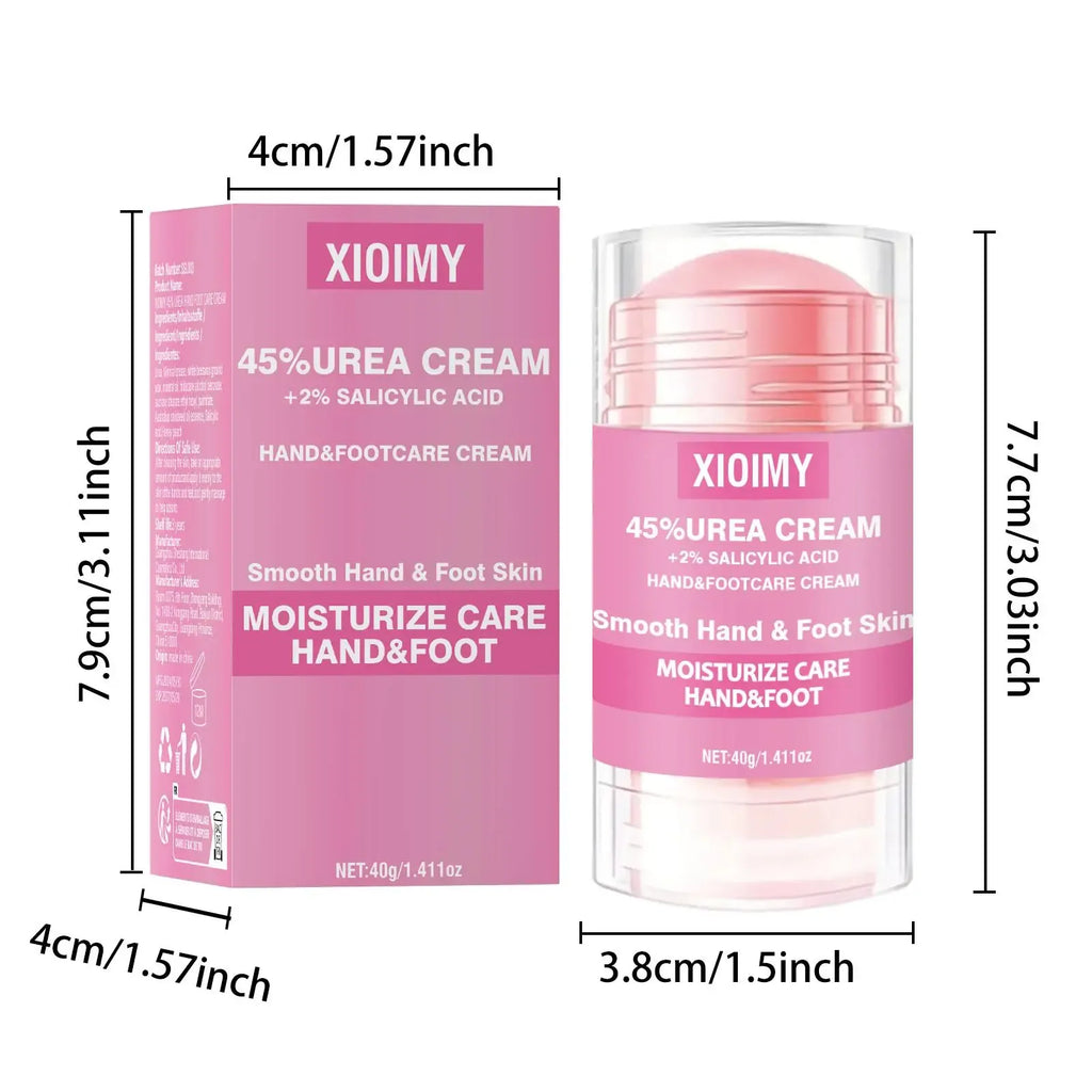 45% Urea + 2% Salicylic Acid Foot Cream, Intensive Moisturizing Care for Dry, Cracked Skin, Hydrating Hand Balm, Foot & Hand Cream for Women & Men, Foot Lotion