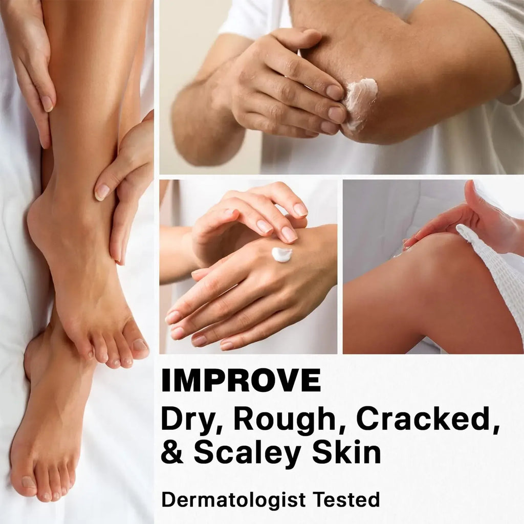 45% Urea + 2% Salicylic Acid Foot Cream, Intensive Moisturizing Care for Dry, Cracked Skin, Hydrating Hand Balm, Foot & Hand Cream for Women & Men, Foot Lotion
