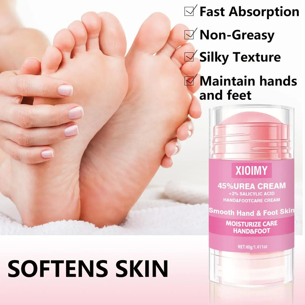45% Urea + 2% Salicylic Acid Foot Cream, Intensive Moisturizing Care for Dry, Cracked Skin, Hydrating Hand Balm, Foot & Hand Cream for Women & Men, Foot Lotion