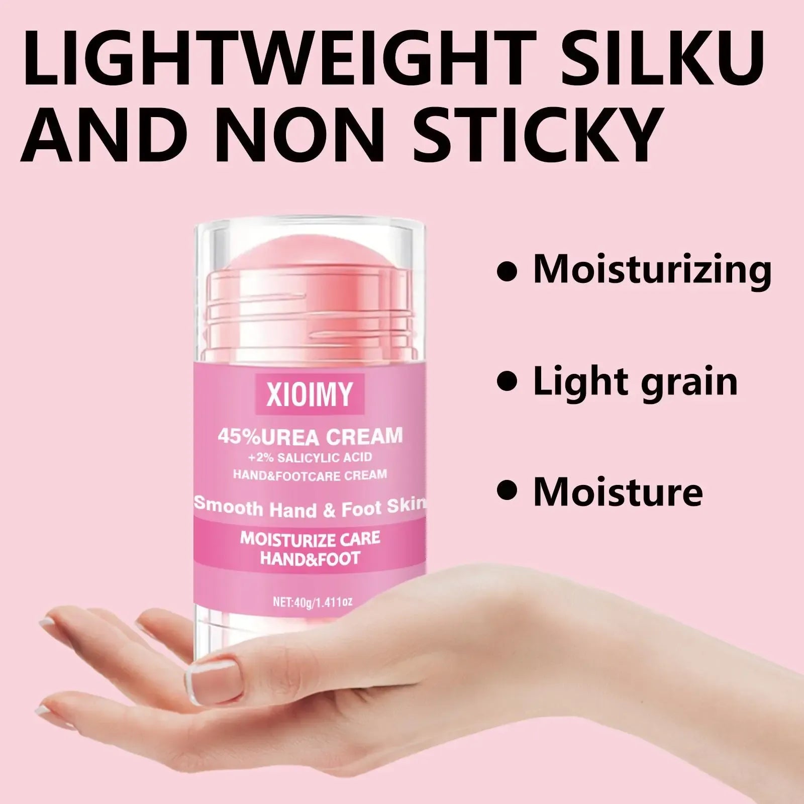 45% Urea + 2% Salicylic Acid Foot Cream, Intensive Moisturizing Care for Dry, Cracked Skin, Hydrating Hand Balm, Foot & Hand Cream for Women & Men, Foot Lotion