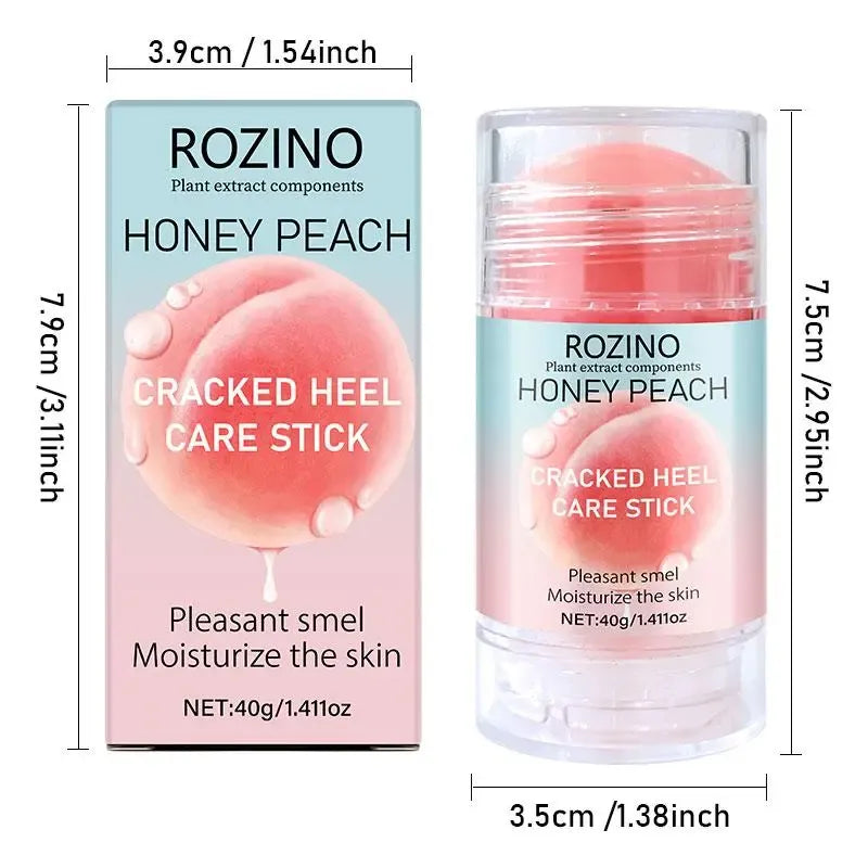 honey peach hand and foot chap care stick with honey peach essence, Moisturize and hydrate, quickly repair dry and cracked skin, restore softness and smoothness to hands and feet, and enjoy peach like care at all times, Intensive Foot Care #TOP PICKS