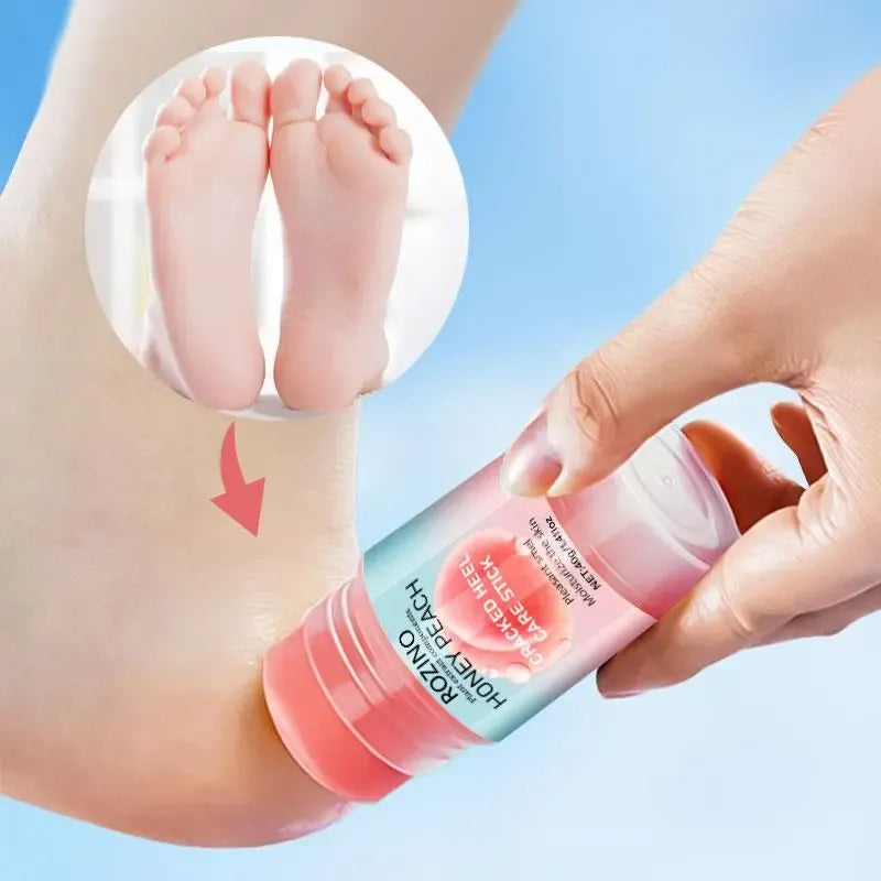 honey peach hand and foot chap care stick with honey peach essence, Moisturize and hydrate, quickly repair dry and cracked skin, restore softness and smoothness to hands and feet, and enjoy peach like care at all times, Intensive Foot Care #TOP PICKS