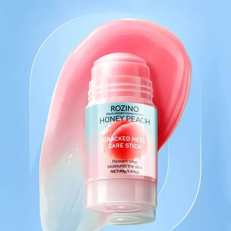 honey peach hand and foot chap care stick with honey peach essence, Moisturize and hydrate, quickly repair dry and cracked skin, restore softness and smoothness to hands and feet, and enjoy peach like care at all times, Intensive Foot Care #TOP PICKS