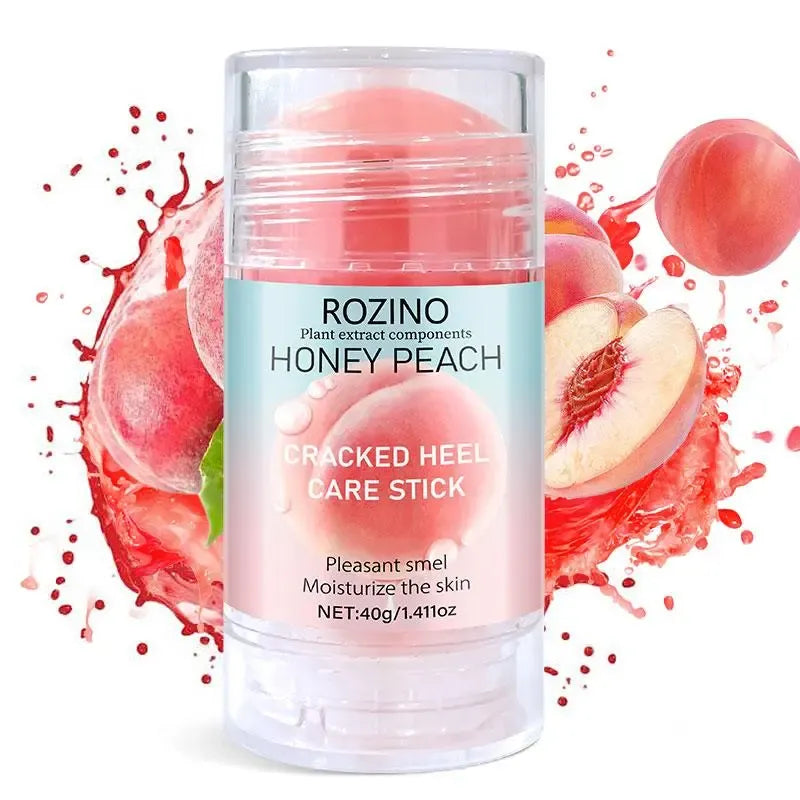 honey peach hand and foot chap care stick with honey peach essence, Moisturize and hydrate, quickly repair dry and cracked skin, restore softness and smoothness to hands and feet, and enjoy peach like care at all times, Intensive Foot Care #TOP PICKS