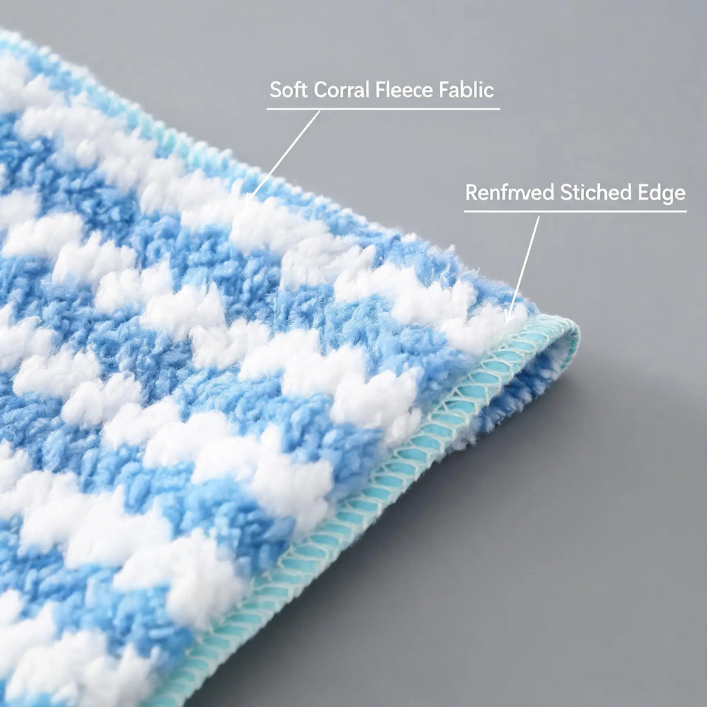10 Counts Microfiber Cleaning Cloth per pack Single color per pack, colors sent randomly Each package contains only one color, no mixed colors