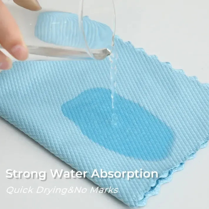 10 Counts Microfiber Reusable Cleaning Rags,Fish Scale Streak-Free&Lint-Free Magic Cleaning Cloth for Glass Mirror Window Car    Durable Miracle Polishing Towels Shiny Wipes