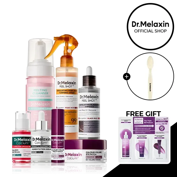 [Dr.Melaxin Official] Radiant Blowout Routine Set | Dark Spot & Peeling Care for a Radiant Korean Glow in a week
